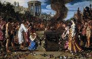 LASTMAN, Pieter Pietersz. Orestes and Pylades Disputing at the Altar s Sweden oil painting artist
